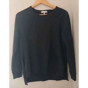 Anatomie L/S Pima Cotton Pima Top Size Medium Quiet Luxury Elevated Essential